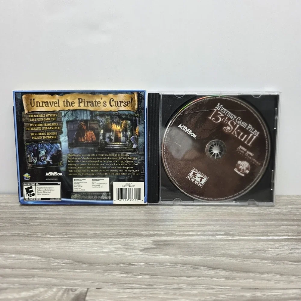 Mystery Case Files: 13th‎ Skull (PC, 2011) Vintage PC Game